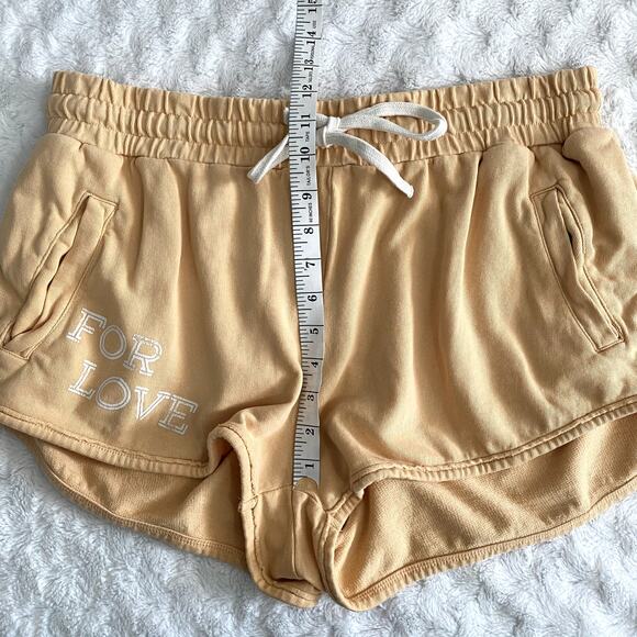 Anthropologie Daily Practice Peach Orange For Love Jersey Knit Shorts S - Picture 8 of 9